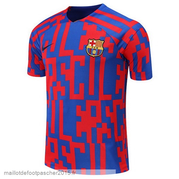 Maillot Foot Achat Entrainement Barcelona 2022 2023 Rouge Bleu