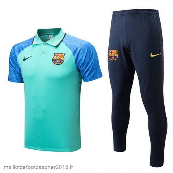 Maillot Foot Achat Ensemble Complet Polo Barcelona 2022 2023 Vert