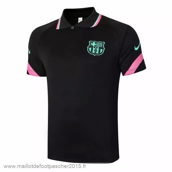 Maillot Foot Achat Polo Barcelona 2020 2021 Noir Vert Rose