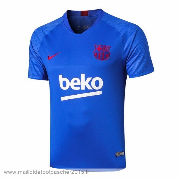 Maillot Foot Achat Entrainement Barcelone 2019 2020 Bleu