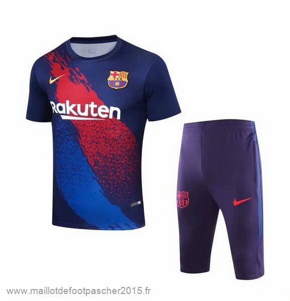 Maillot Foot Achat Entrainement Conjunto Completo Barcelone 2019 2020 Bleu Marine Rouge