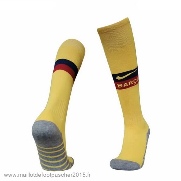 Maillot Foot Achat Exterieur Chaussette Barcelone 2019 2020 Jaune