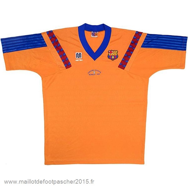 Maillot Foot Achat Exterieur Maillot Barcelona Rétro 1991 1992 Orange