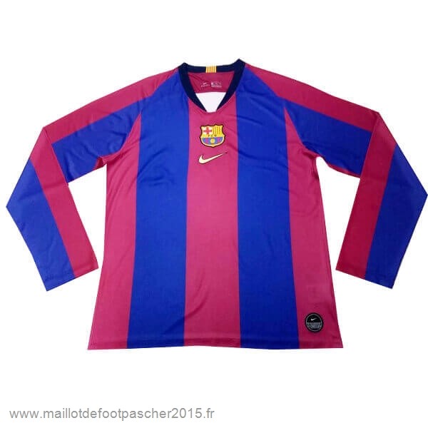 Maillot Foot Achat Manches Longues Barcelone 120th Bleu Rouge