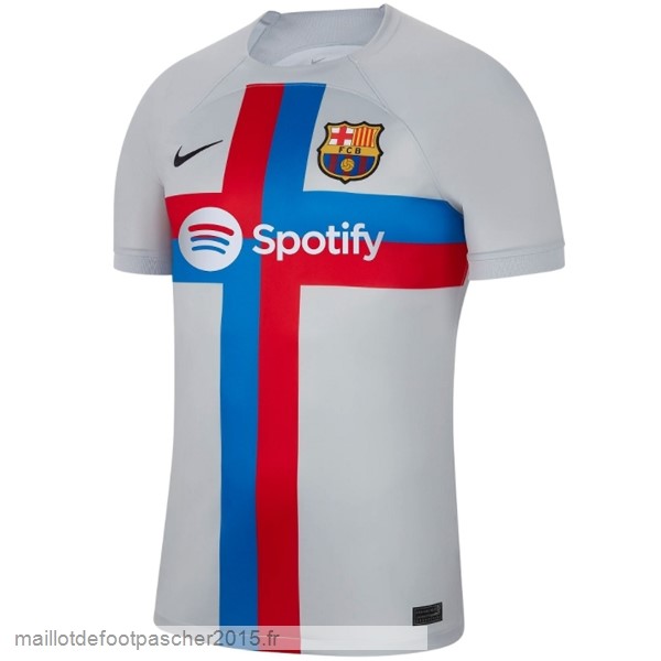 Maillot Foot Achat Thailande Third Maillot Barcelona 2022 2023 Gris