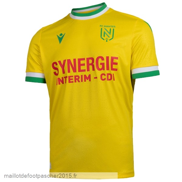 Maillot Foot Achat Thailande Domicile Maillot Nantes 2022 2023 Jaune