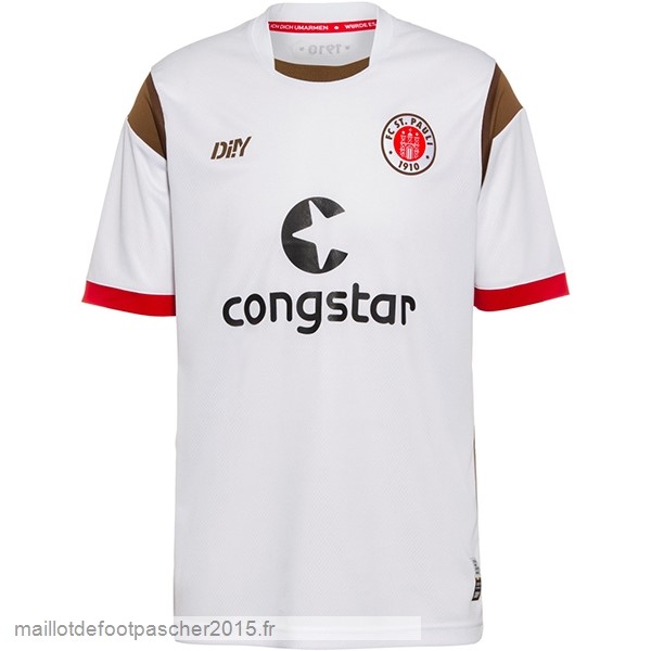 Maillot Foot Achat Thailande Exterieur Maillot St Pauli 2022 2023 Blanc