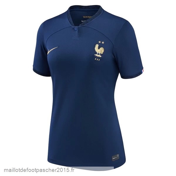 Maillot Foot Achat Domicile Maillot Femme France 2022 Bleu