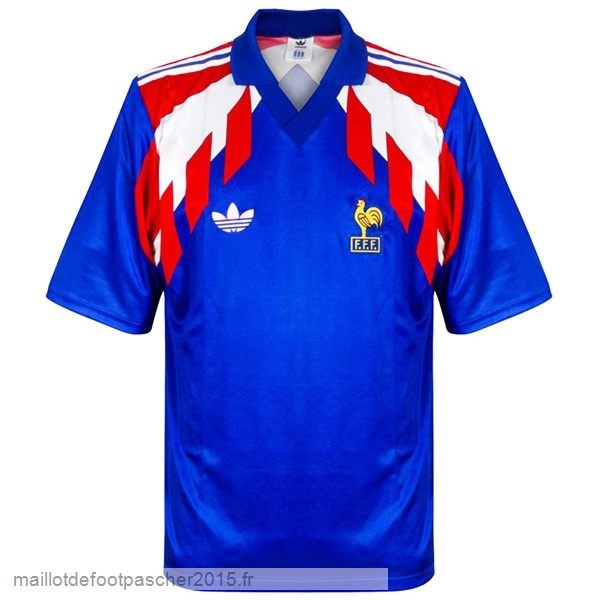 Maillot Foot Achat Domicile Maillot France Rétro 1988 1990 Bleu