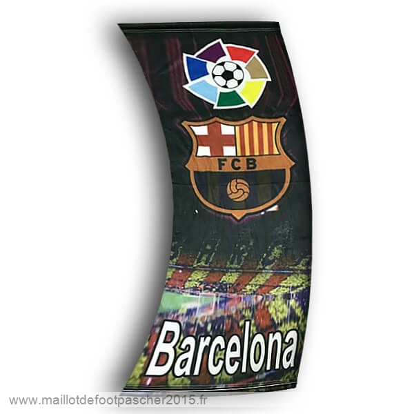 Maillot Foot Achat Football Drapeau de Barcelone Noir