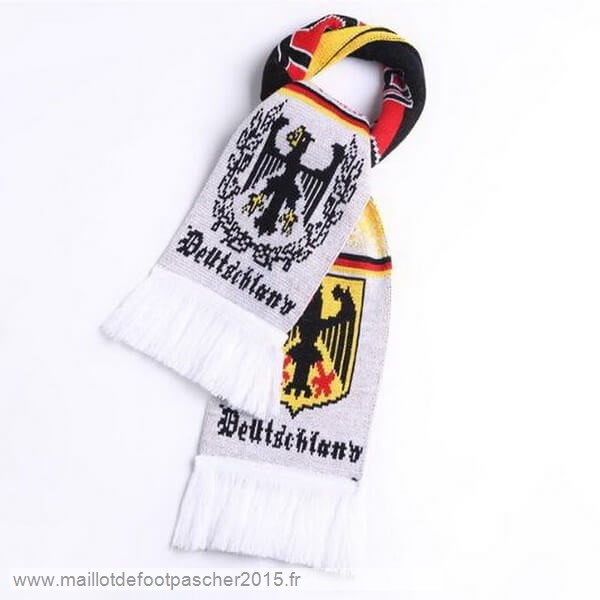 Maillot Foot Achat Écharpe Futbol Allemagne Tejidas Blanc Gris