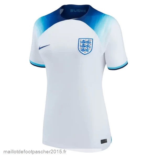 Maillot Foot Achat Domicile Maillot Femme Angleterre 2022 Blanc Bleu