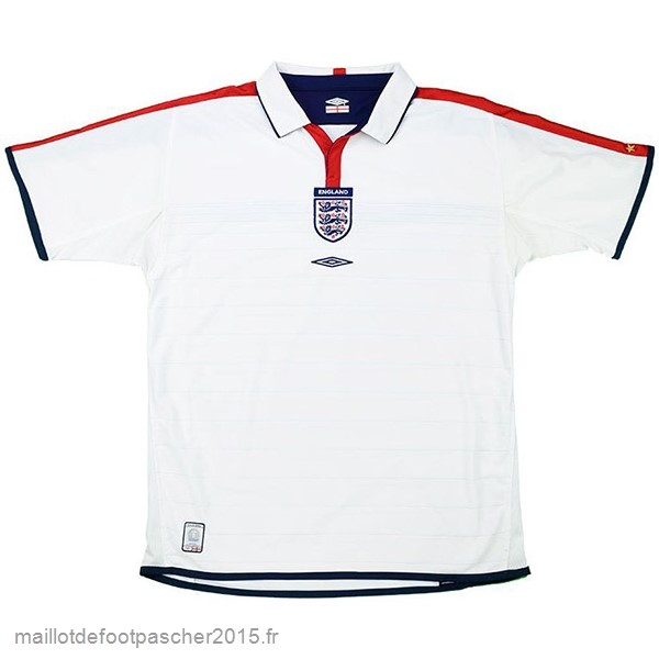 Maillot Foot Achat Domicile Maillot Angleterre Rétro 2004 Blanc