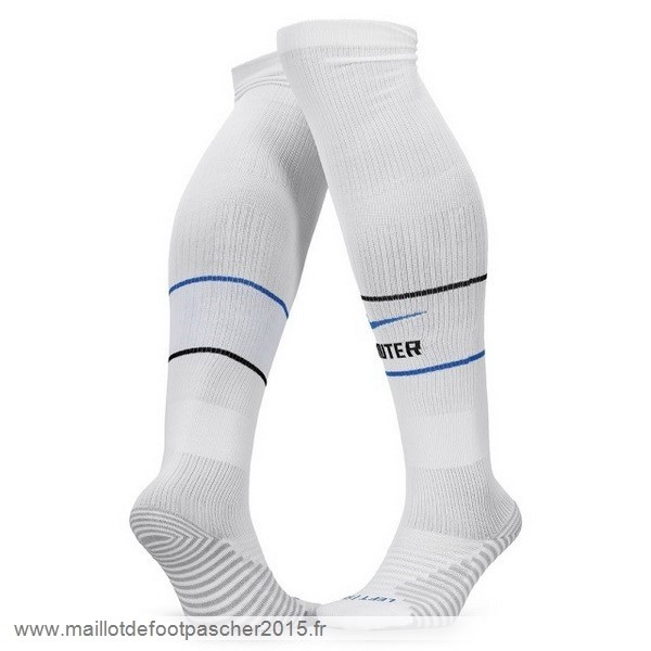 Maillot Foot Achat Exterieur Chaussette Inter Milán 2020 2021 Blanc