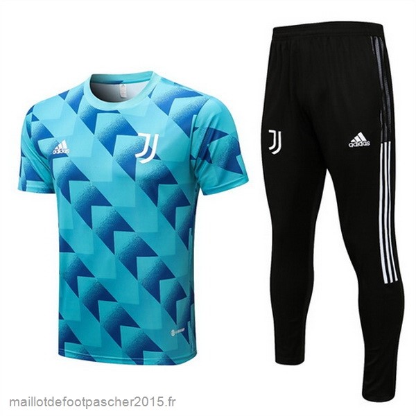 Maillot Foot Achat Entrainement Ensemble Complet Juventus 2022 2023 Bleu I Noir