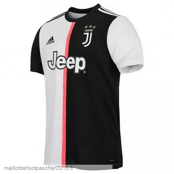 Maillot Foot Achat Domicile Maillot Juventus Rétro 2019 2020 Blanc Noir