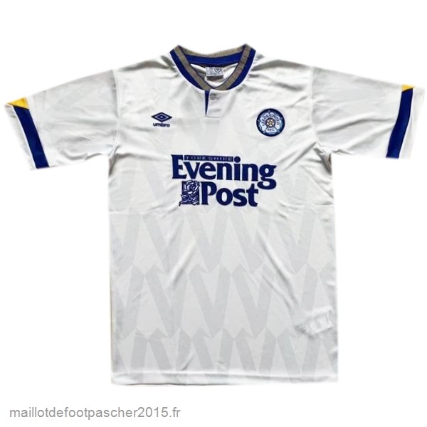 Maillot Foot Achat Domicile Maillot Leeds United Rétro 1991 1992 Blanc