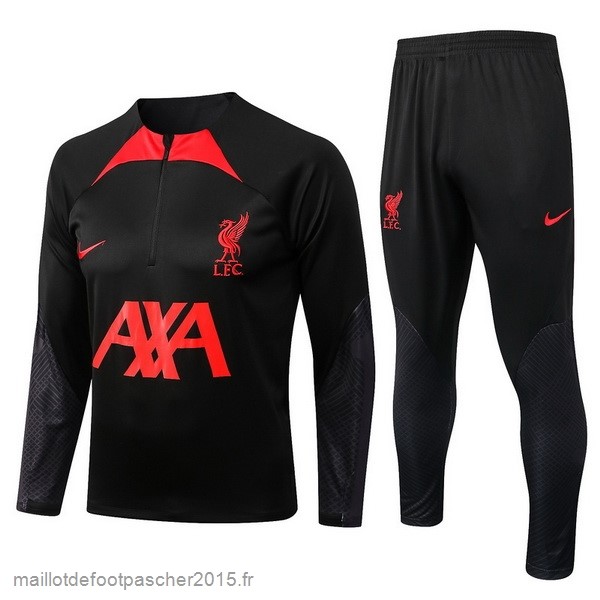 Maillot Foot Achat Survêtements Liverpool 2022 2023 Noir I Rouge