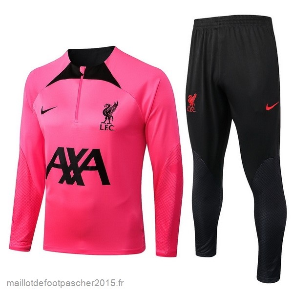 Maillot Foot Achat Survêtements Liverpool 2022 2023 Rose I Noir