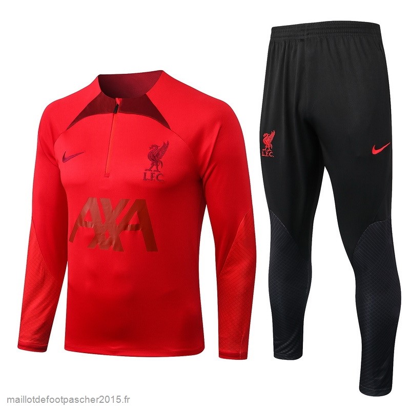 Maillot Foot Achat Survêtements Liverpool 2022 2023 Rouge I Noir