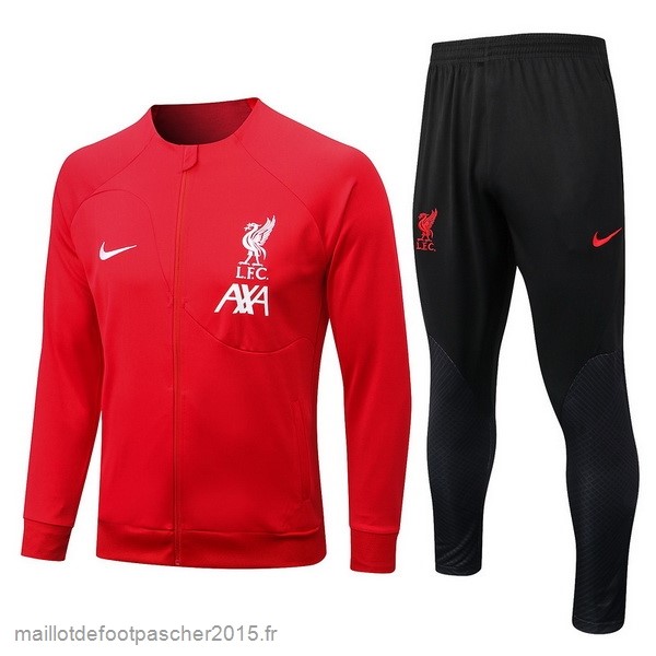 Maillot Foot Achat Survêtements Liverpool 2022 2023 Rouge Noir