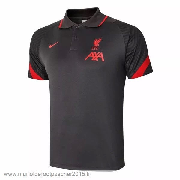 Maillot Foot Achat Polo Liverpool 2020 2021 Noir Rouge