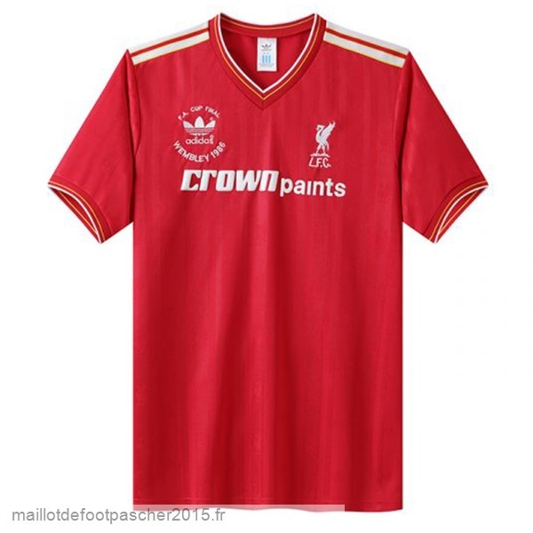 Maillot Foot Achat Domicile Maillot Liverpool Rétro 1985 1986 Rouge