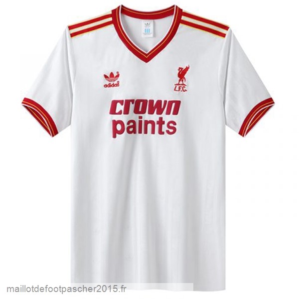 Maillot Foot Achat Exterieur Maillot Liverpool Rétro 1985 1986 Blanc