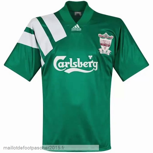 Maillot Foot Achat Exterieur Maillot Liverpool Rétro 1992 1993 Vert