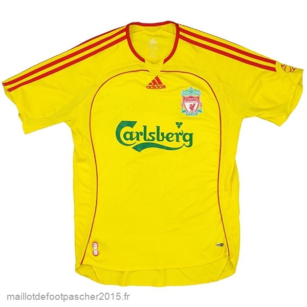 Maillot Foot Achat Exterieur Maillot Liverpool Rétro 2006 2007 Jaune