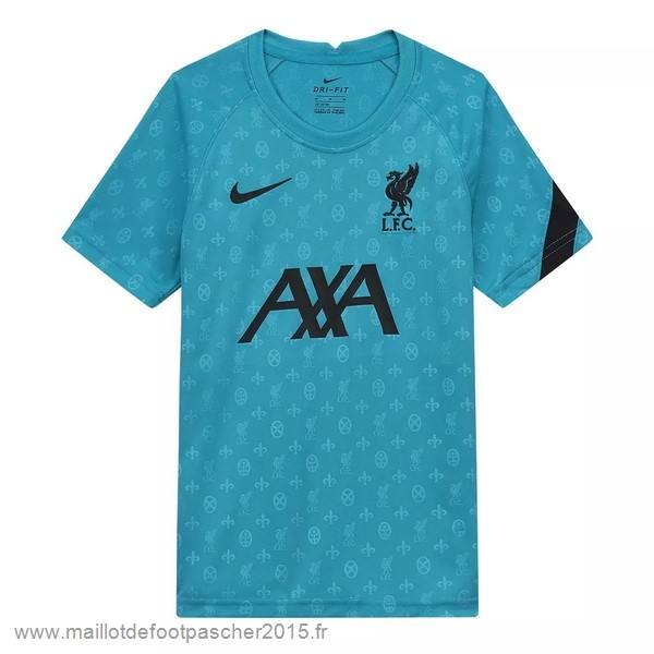 Maillot Foot Achat Entrainement Liverpool 2020 2021 Bleu