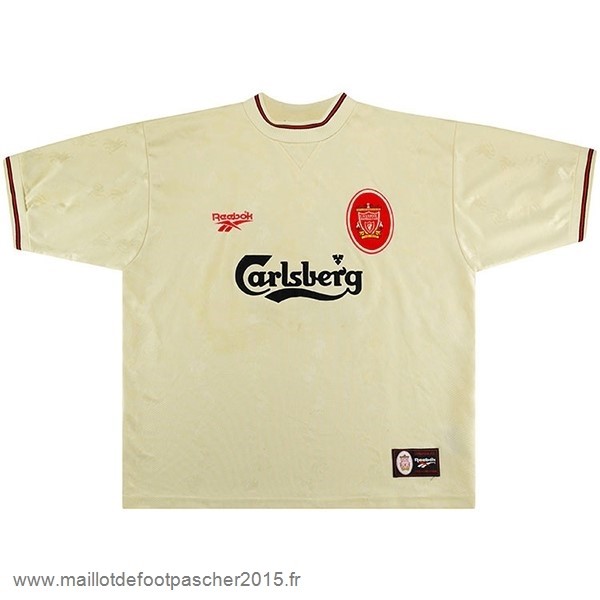 Maillot Foot Achat Exterieur Maillot Liverpool Rétro 1996 1997 Blanc