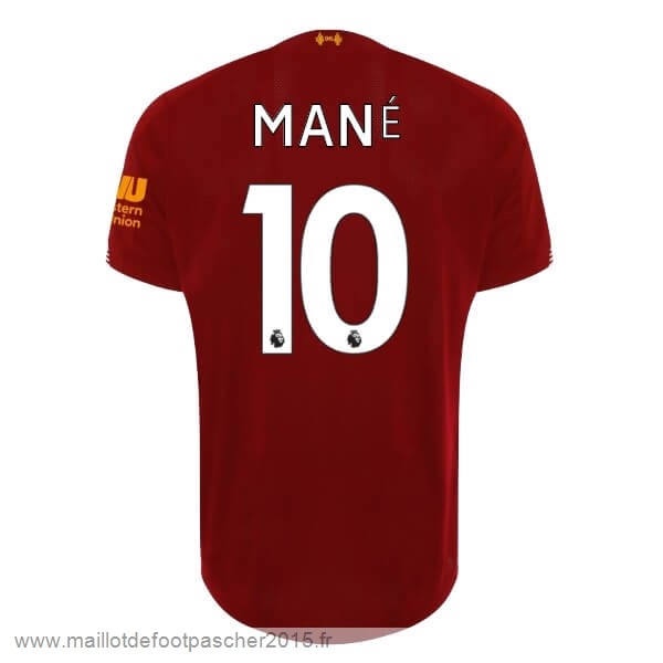 Maillot Foot Achat NO.10 Mane Domicile Maillot Liverpool 2019 2020 Rouge