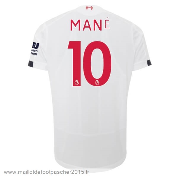 Maillot Foot Achat NO.10 Mane Exterieur Maillot Liverpool 2019 2020 Blanc