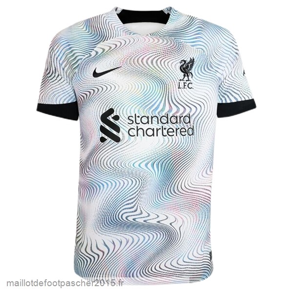 Maillot Foot Achat Thailande Exterieur Maillot Liverpool 2022 2023 Blanc