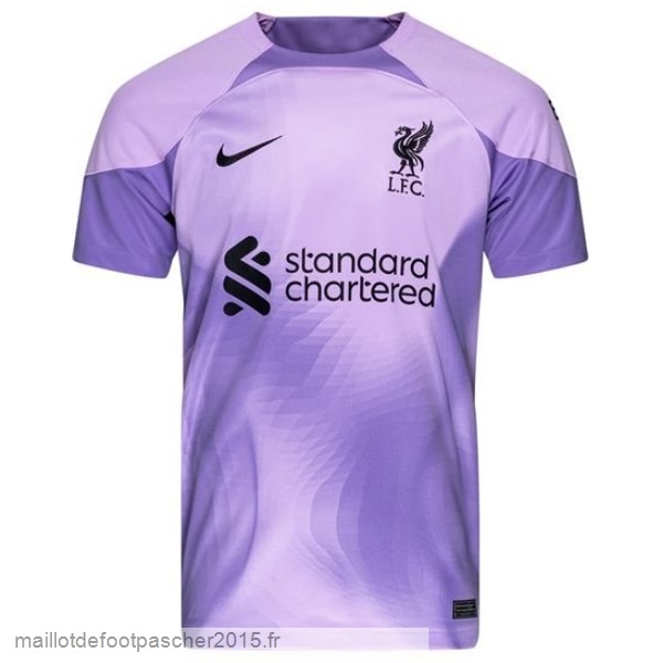 Maillot Foot Achat Thailande Maillot Gardien Liverpool 2022 2023 Purpura