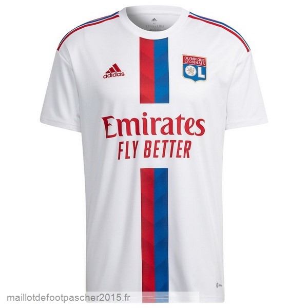 Maillot Foot Achat Domicile Maillot Lyonnais 2022 2023 Blanc