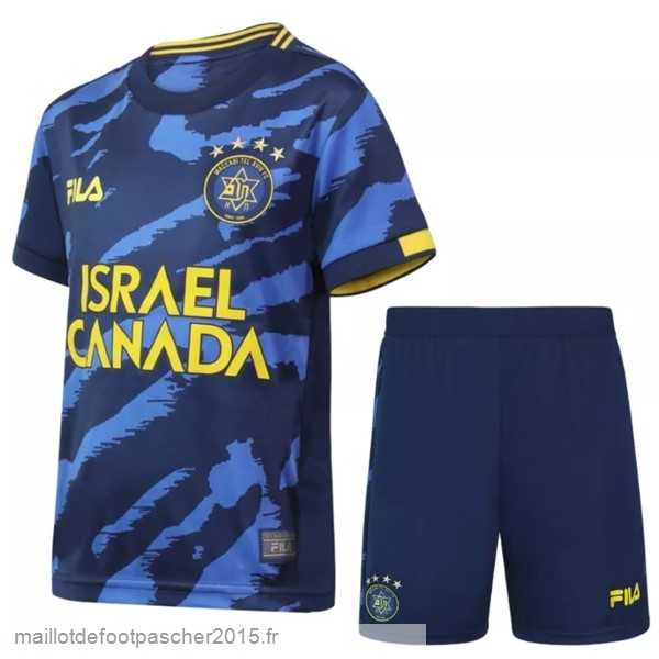 Maillot Foot Achat Exterieur Conjunto De Enfant Maccabi Haifa 2022 2023 Bleu