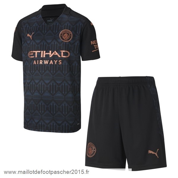 Maillot Foot Achat Exterieur Conjunto De Enfant Manchester City 2020 2021 Noir