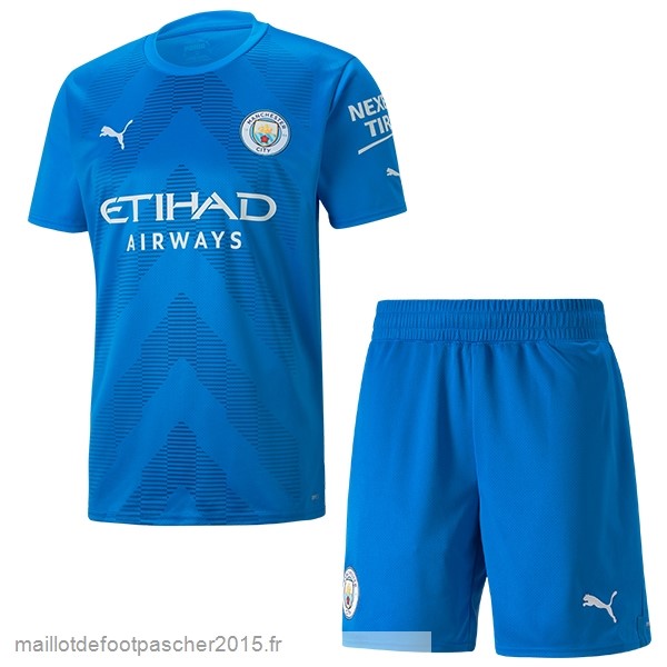 Maillot Foot Achat Gardien Conjunto De Enfant Manchester City 2022 2023 Bleu