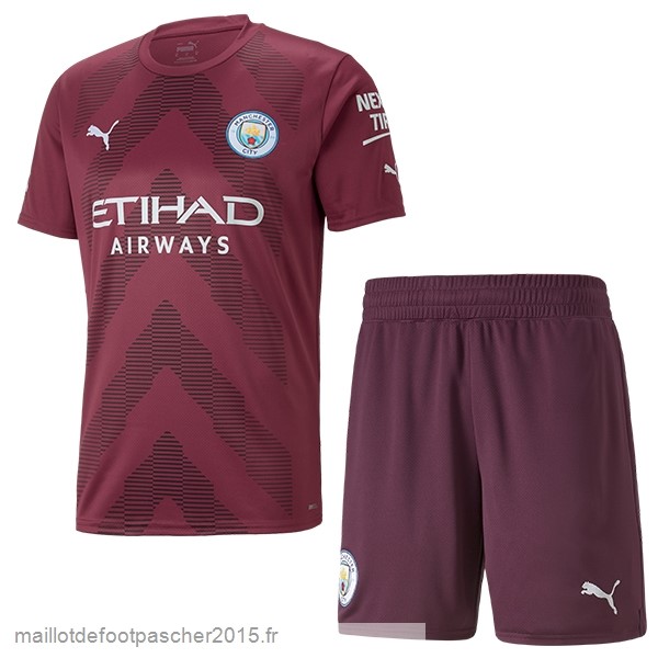 Maillot Foot Achat Gardien Conjunto De Enfant Manchester City 2022 2023 Rouge