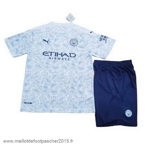 Maillot Foot Achat Third Conjunto De Enfant Manchester City 2020 2021 Bleu