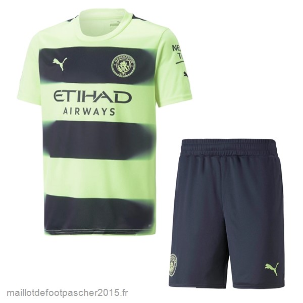 Maillot Foot Achat Third Conjunto De Enfant Manchester City 2022 2023 Vert