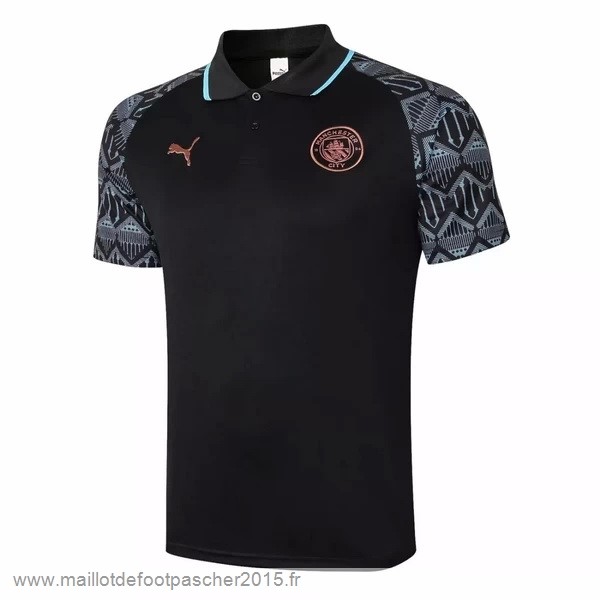 Maillot Foot Achat Polo Manchester City 2020 2021 Noir