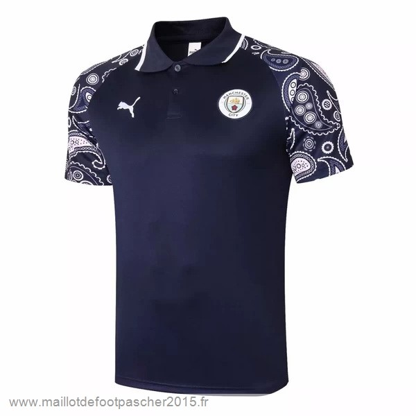 Maillot Foot Achat Polo Manchester City 2020 2021 Purpura Noir