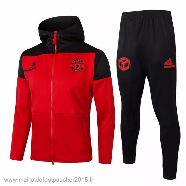 Maillot Foot Achat Survêtements Manchester United 2020 2021 Rouge Noir