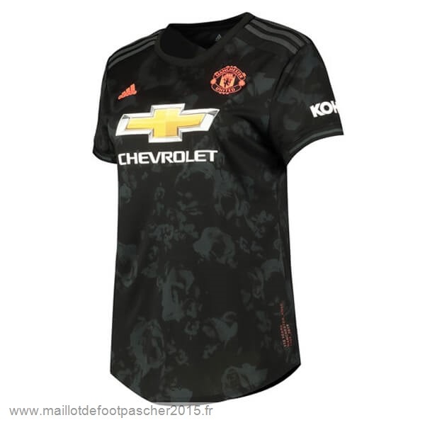 Maillot Foot Achat Third Maillot Femme Manchester United 2019 2020 Noir