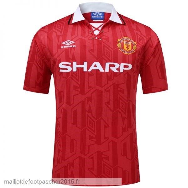 Maillot Foot Achat Domicile Maillot Manchester United Rétro 1994 Rouge