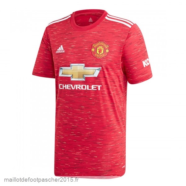 Maillot Foot Achat Domicile Maillot Manchester United Rétro 2020 2021 Rouge