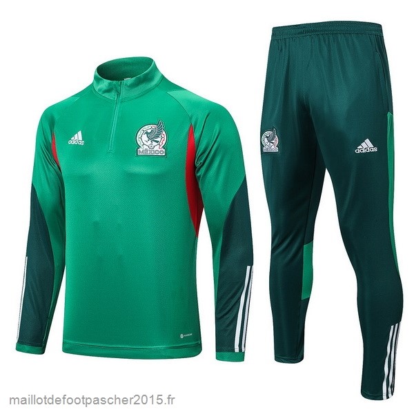 Maillot Foot Achat Ensemble Complet Sudadera Entrainement Mexique 2022 Vert